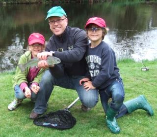 family fishing