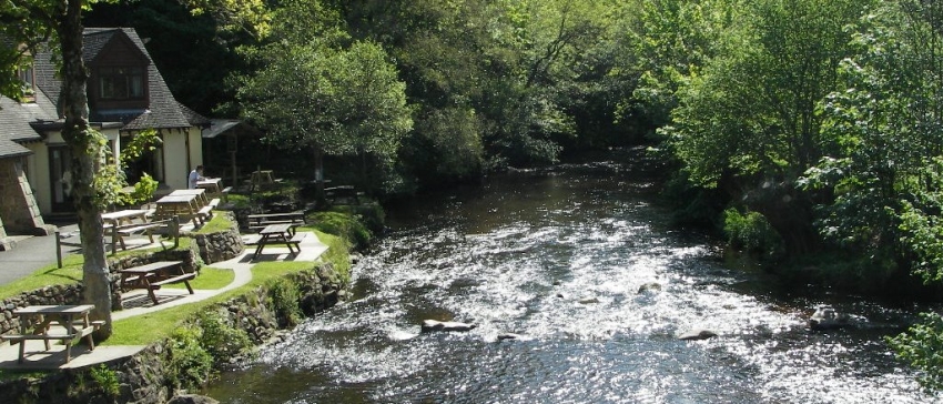 Fingle Bridge on the River Teign