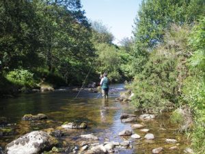 fishing on Dartmoor