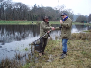 Bovey Castle fishing in January