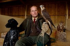 martin with hawk