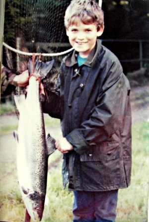 Richard's first salmon